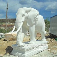 Wholesale stone garden products stone elephant carvings