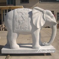 home decoration stone carving stone carve elephant