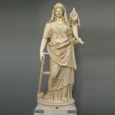 Wholesale greek roman goddess marble fortuna statue sculpture